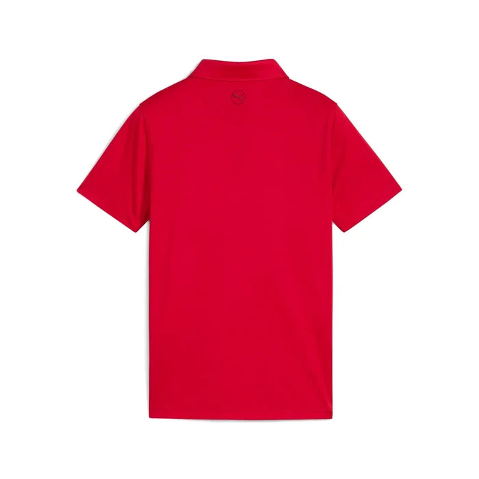 Puma Golf Boy's Pure 2.0 Polo Red color