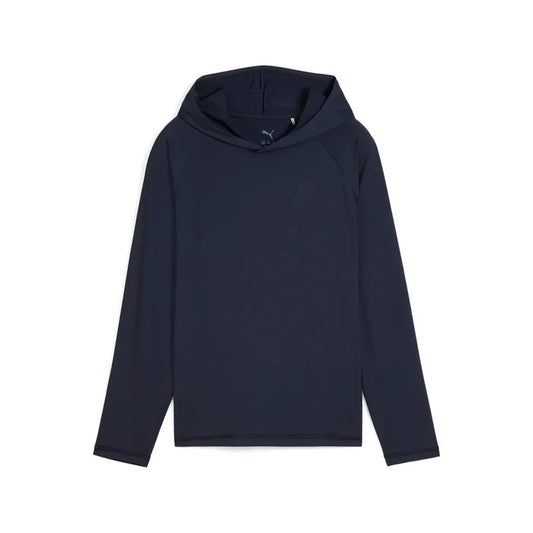 Puma Golf Boy's YouV Brrr Hoodie Navy Color