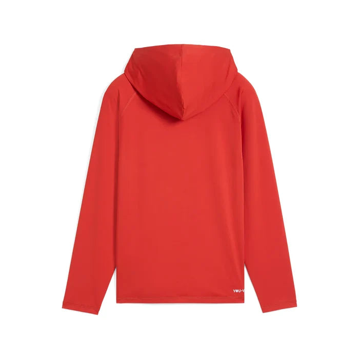 Puma Golf Boy's YouV Brrr Hoodie Red Color