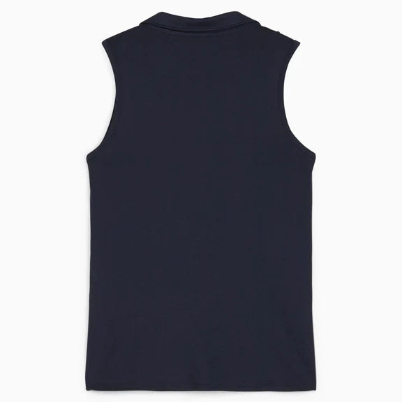 Puma Golf Girls Cloudspun Piped Sl Polo Navy Color