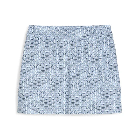 Puma Golf Girls Scallop Knit Skirt Blue Color