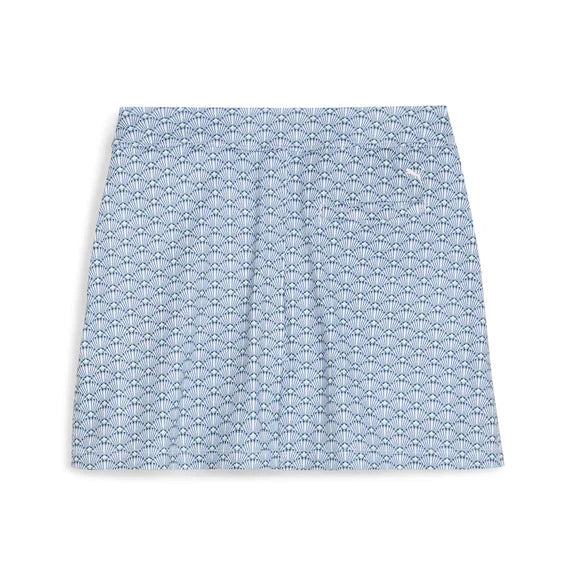 Puma Golf Girls Scallop Knit Skirt Blue Color
