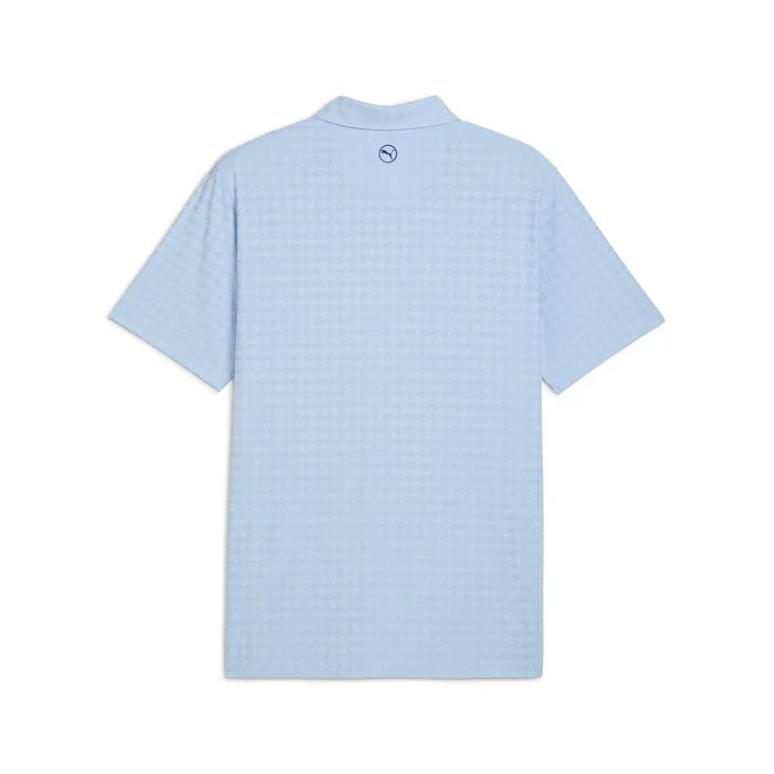 Puma Golf MATTR Houndstooth Polo Blue Color