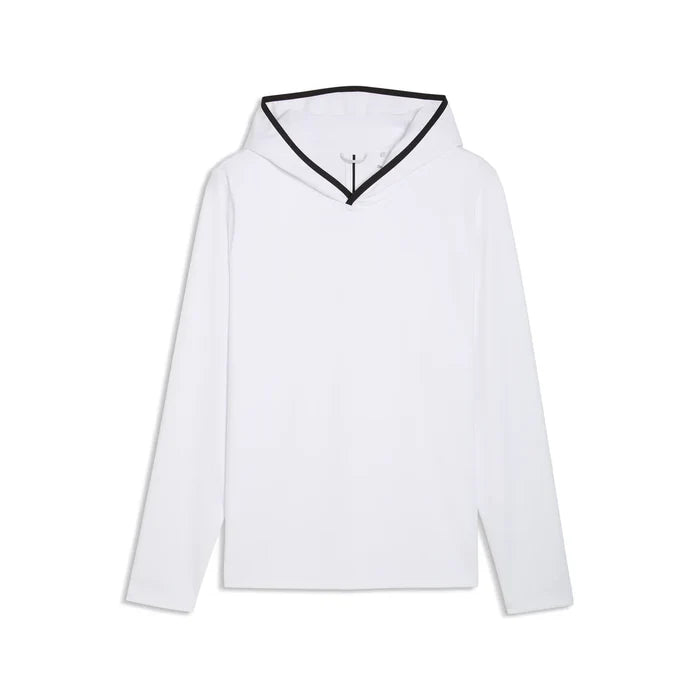 Puma Golf Men CLOUDSPUN Tech LS Hoodie White Color