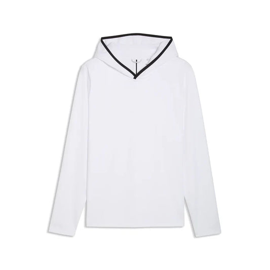 Puma Golf Men CLOUDSPUN Tech LS Hoodie White Color