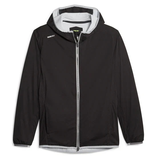 Puma Golf Drylbl Packable Rain Jacket Black Color