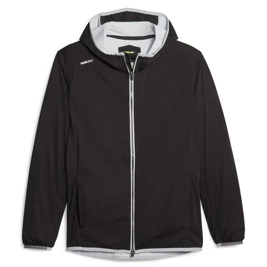 Puma Golf Drylbl Packable Rain Jacket Black Color