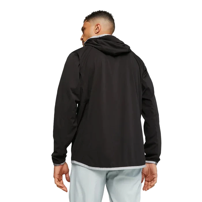 Puma Golf Drylbl Packable Rain Jacket Black Color
