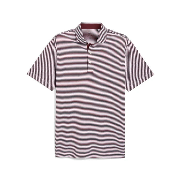 Puma Golf Isle Pique Polo Maroon Color