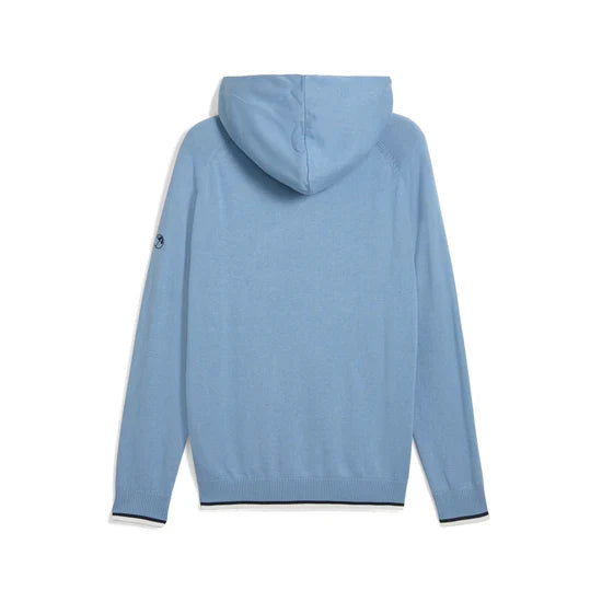 Puma Golf Puma X Ap Knit Hoodie Blue Color