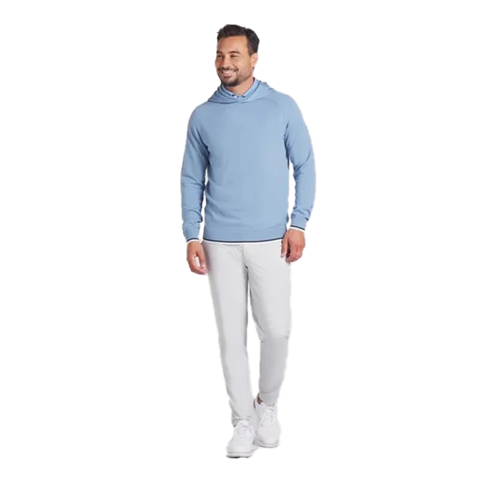 Puma Golf Puma X Ap Knit Hoodie Blue Color