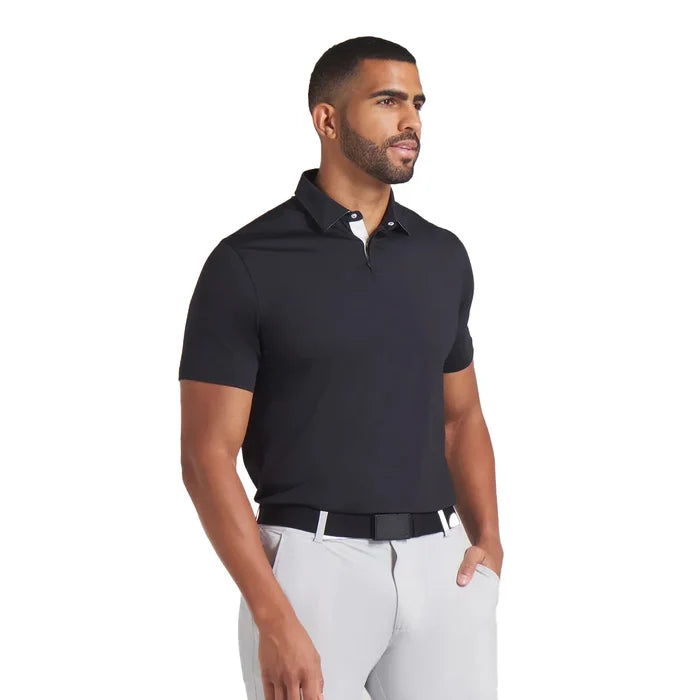 Puma Golf Men's Aerlon Golf Polo Black Color.