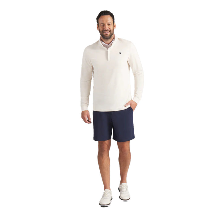 Puma Golf Men's AP CLOUDSPUN Golf 1/4 Zip khaki color.