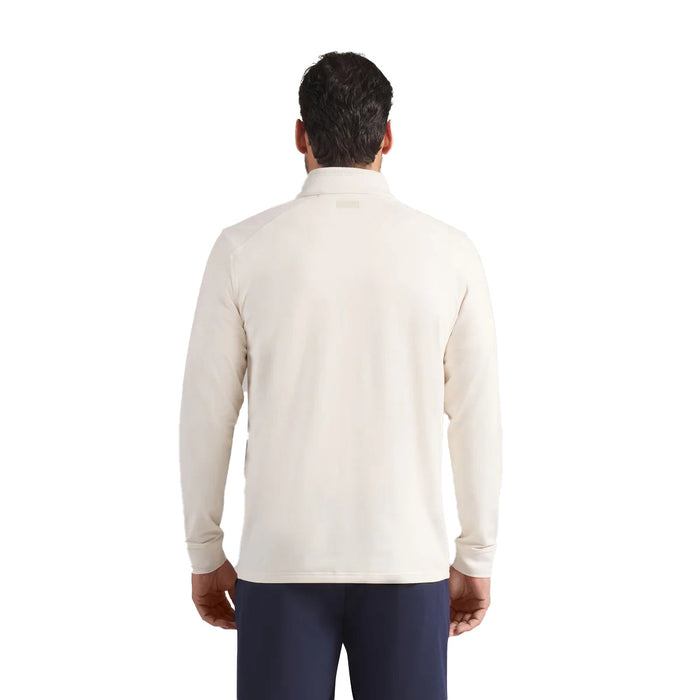 Puma Golf Men's AP CLOUDSPUN Golf 1/4 Zip khaki color.