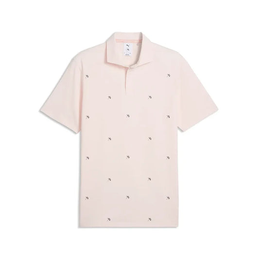 Puma Golf Men's AP Modalon Umbrella Polo Pink Color.