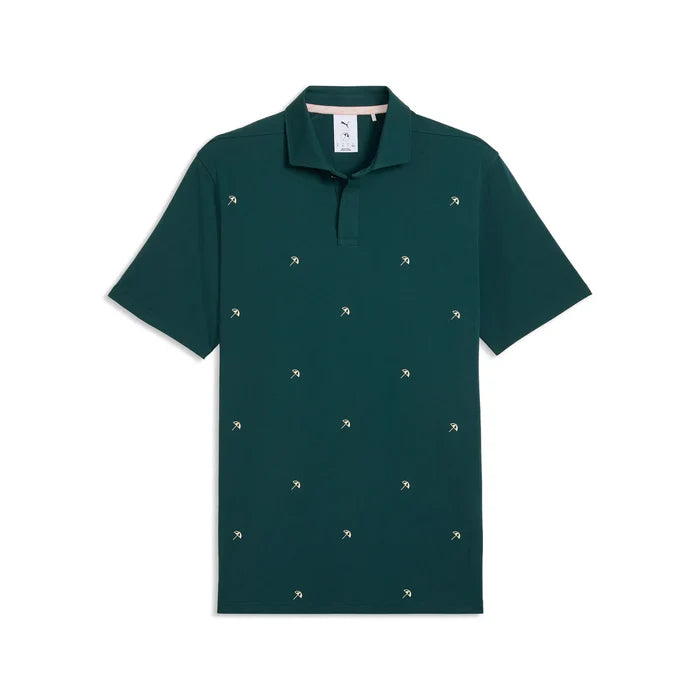 Puma Golf Men's AP Modalon Umbrella Polo Green Color.