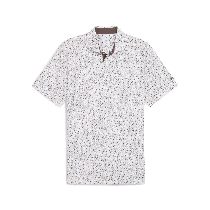 Puma Golf Men's AP Tea Time Polo White Color