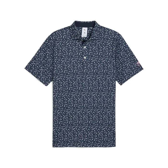 Puma Golf Men's AP Tea Time Polo Navy Color