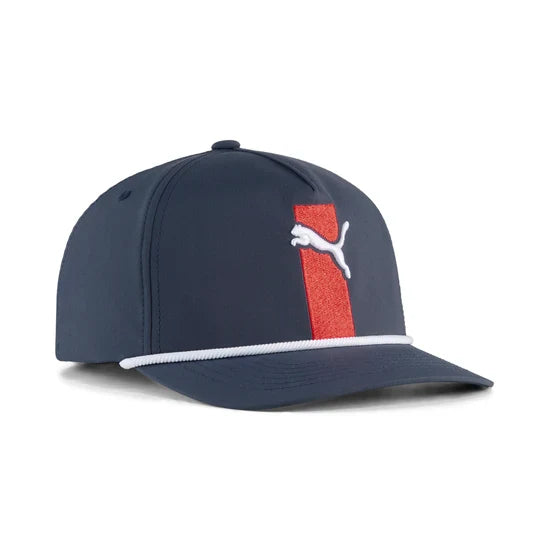 Puma Golf Block Rope Cap Navy Color.