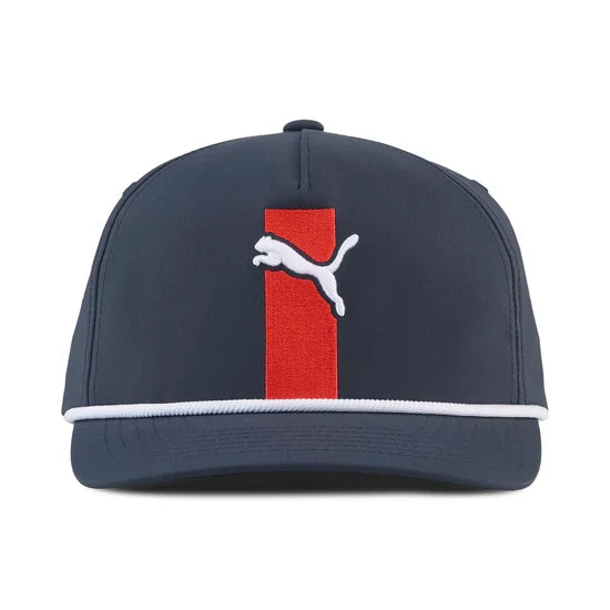 Puma Golf Block Rope Cap Navy Color.
