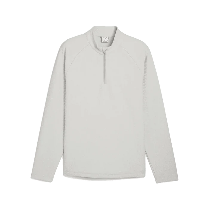 Puma Golf Men's Boulder 2.0 1/4 Zip Grey color