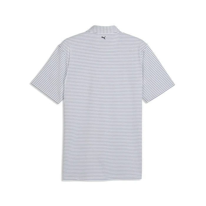Puma Golf Men's BRRR Stripe Polo White Color