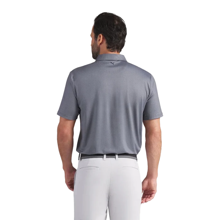 Puma Golf Men's CLOUDSPUN Birdseye BN Polo Grey Color