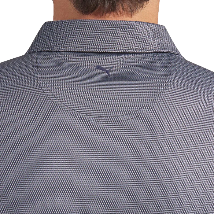 Puma Golf Men's CLOUDSPUN Birdseye BN Polo Grey Color
