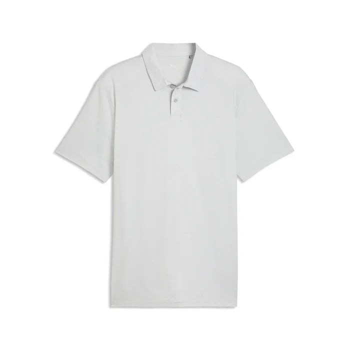 Puma Golf Men's CLOUDSPUN Birdseye BN Polo White Color