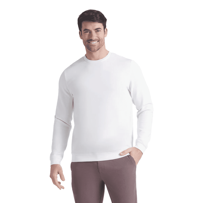 Puma Golf Men's CLOUDSPUN Fleece Crewneck Sweater White color