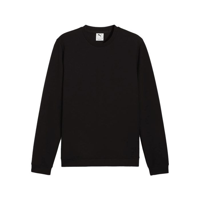 Puma Golf Men's CLOUDSPUN Fleece Crewneck Sweater  Black color