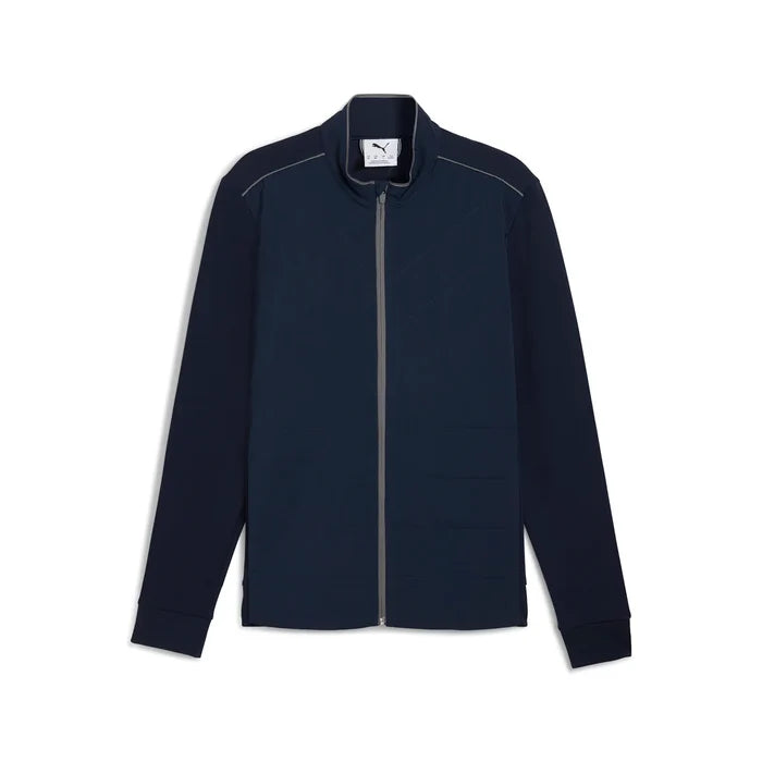 Puma Golf Men's CLOUDSPUN Fleece Hybrid BN Jacket Navy Color