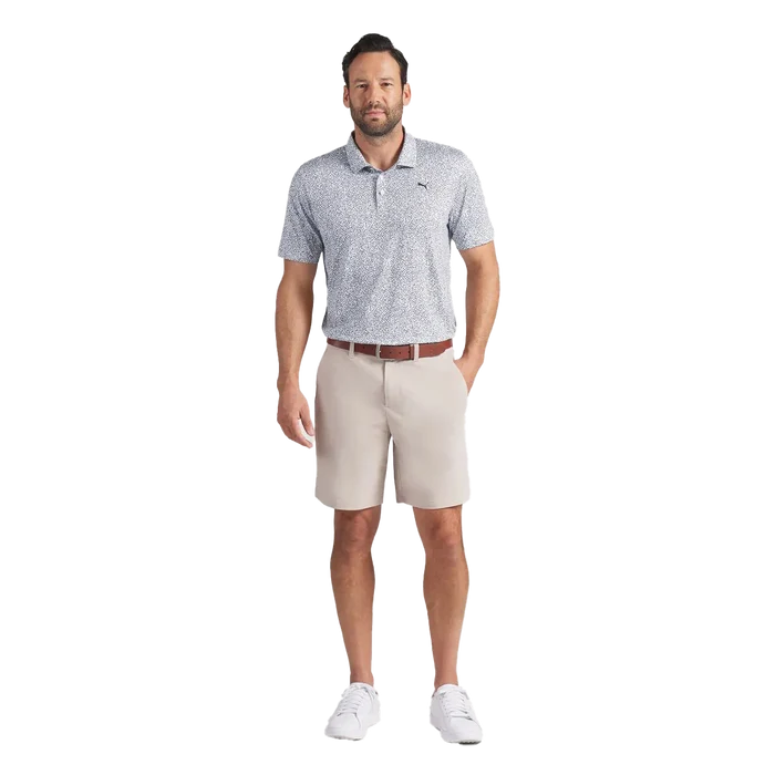 Puma Golf Men's CLOUDSPUN Posy BN Polo  White Color