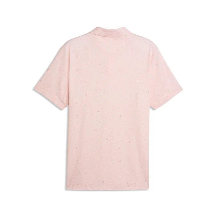 Puma Golf Men's CLOUDSPUN Posy BN Polo  Pink Color