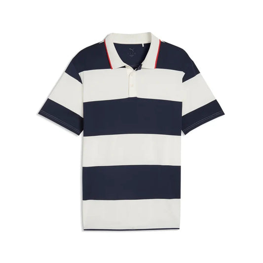 Puma Golf Men's CLOUDSPUN Rugby BN Polo White Color