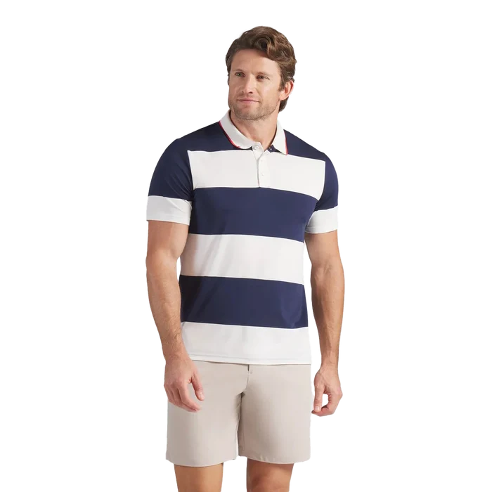 Puma Golf Men's CLOUDSPUN Rugby BN Polo White Color