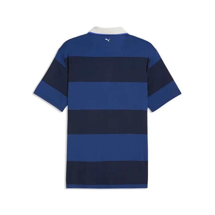Puma Golf Men's CLOUDSPUN Rugby BN Polo Blue Color