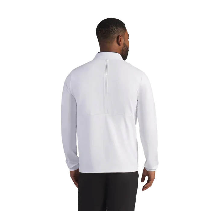 Puma Golf Men's CLOUDSPUN Tech 3D LC 1/4 Zip Jacket White Color