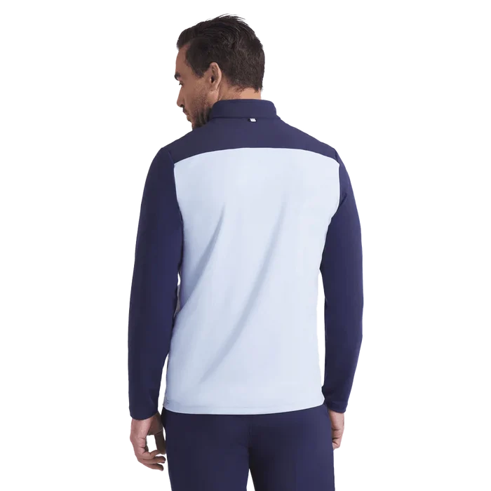 Puma Golf Men's CLOUDSPUN Tech Hybrid 1/2 Zip Golf Jacket Navy color