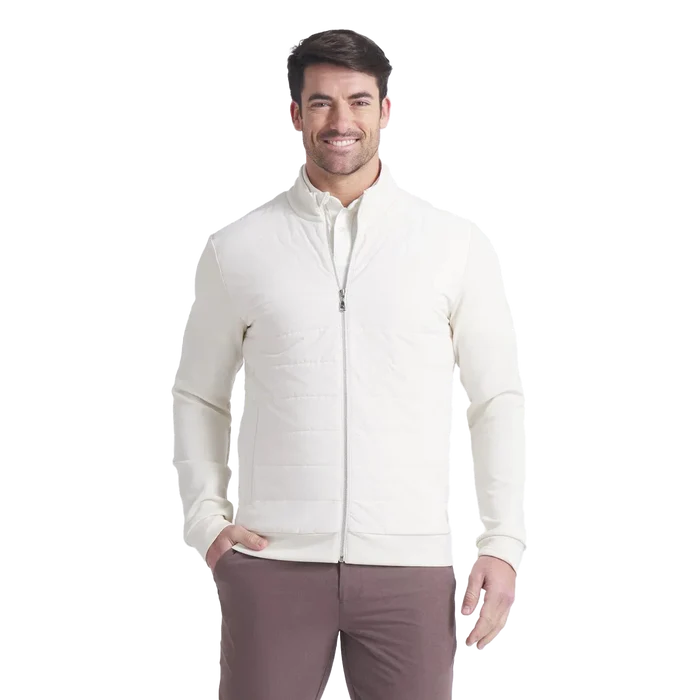 Puma Golf Men's Clubhouse Fleece Jacket Brown Color