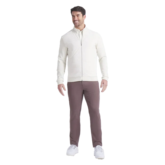 Puma Golf Men's Clubhouse Fleece Jacket Brown Color