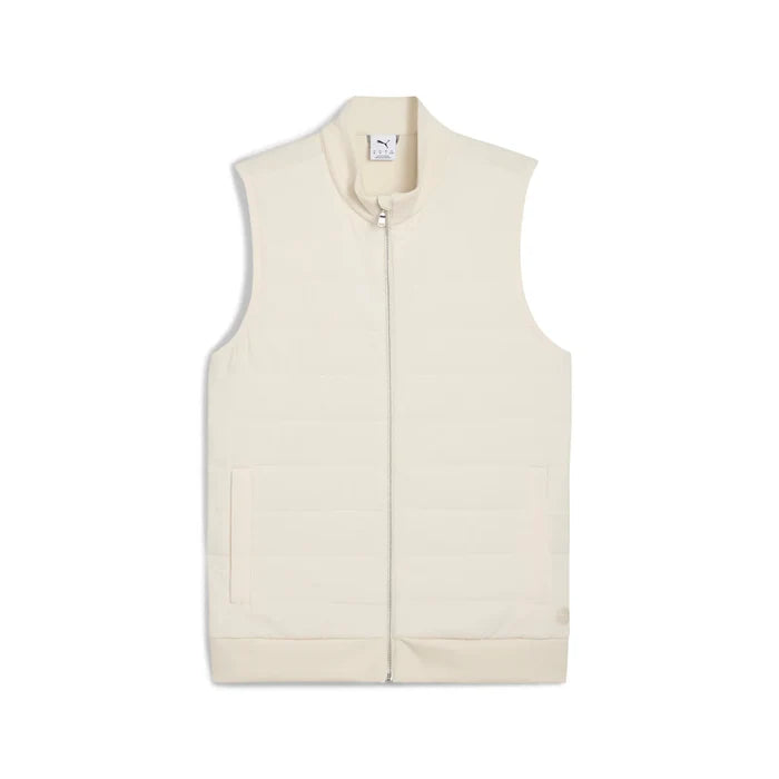 Puma Golf Men's Clubhouse Fleece Vest Tan Color