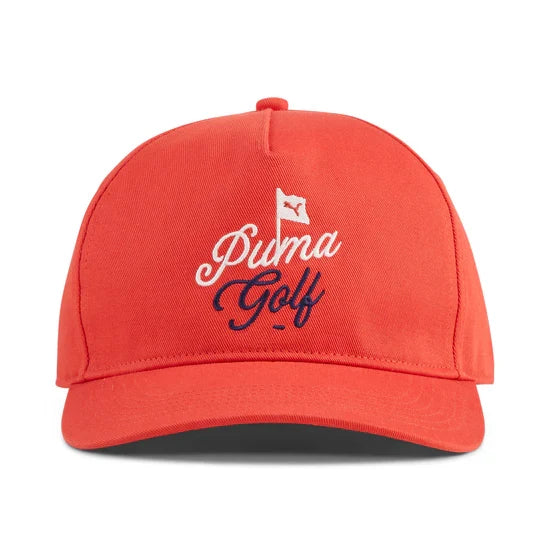 Puma Golf Flagstick Cap Orange Color.