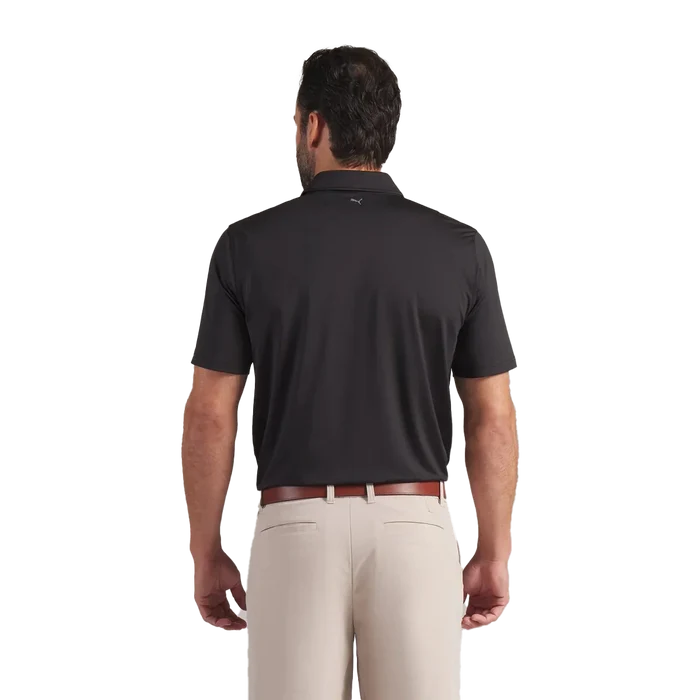 Puma Golf Men's MATTR Brigade 2.0 BN Polo Black Color
