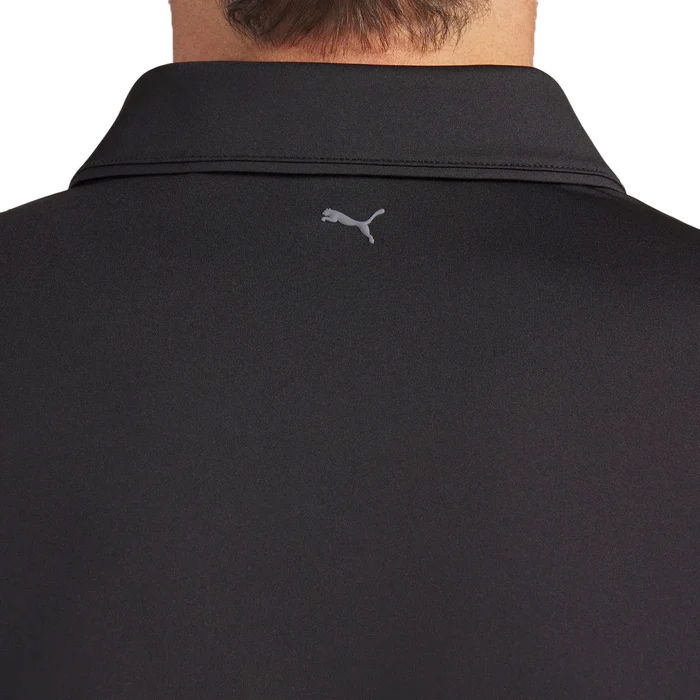 Puma Golf Men's MATTR Brigade 2.0 BN Polo Black Color