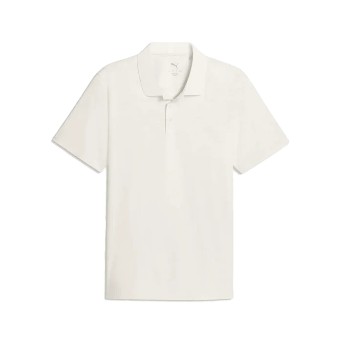 Puma Golf Men's MATTR Check Jacquard BN Polo White color