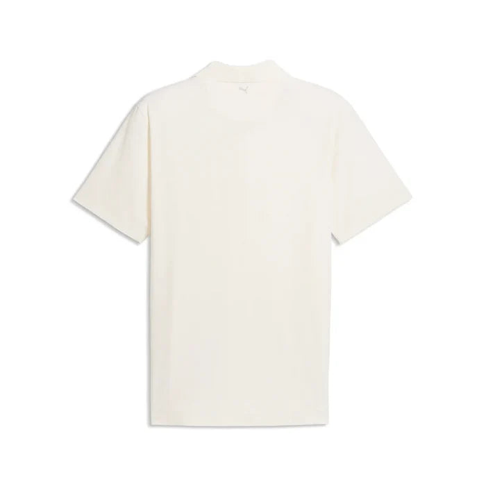 Puma Golf Men's MATTR Check Jacquard BN Polo White color