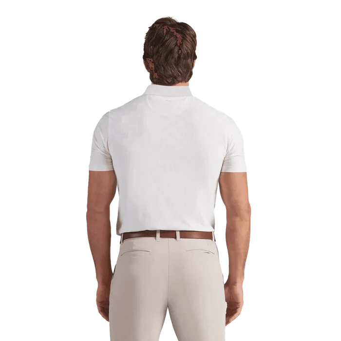 Puma Golf Men's MATTR Check Jacquard BN Polo White color