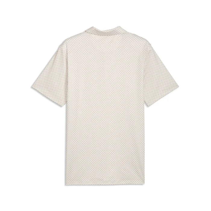 Puma Golf Men's MATTR Clover BN Polo Tan Color