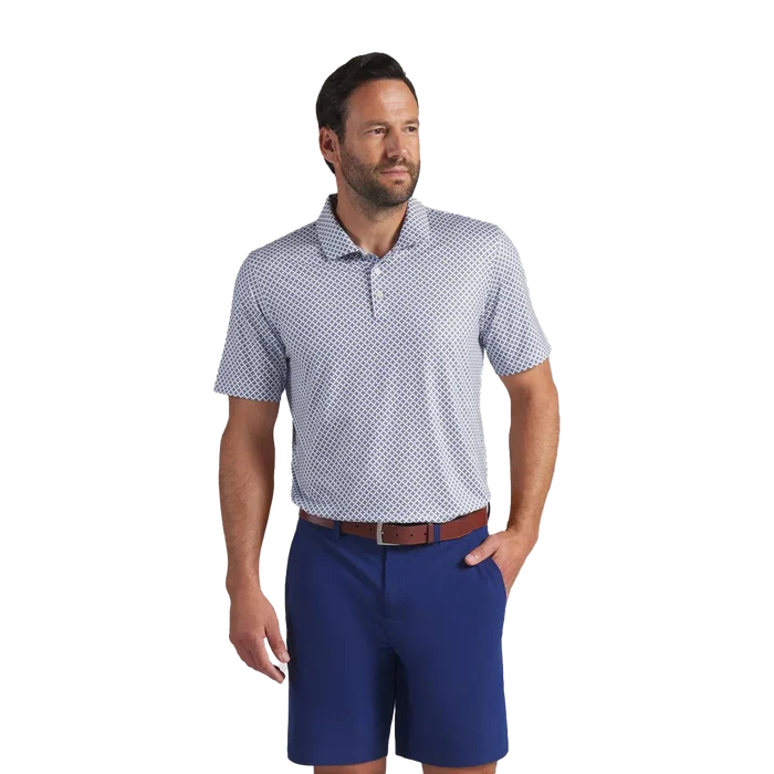 Puma Golf Men's MATTR Clover BN Polo White Color